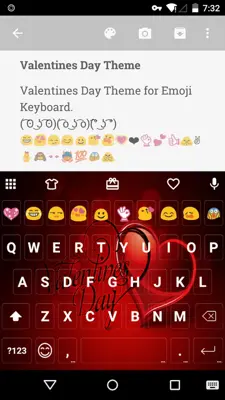 Valentines Day Keyboard android App screenshot 3